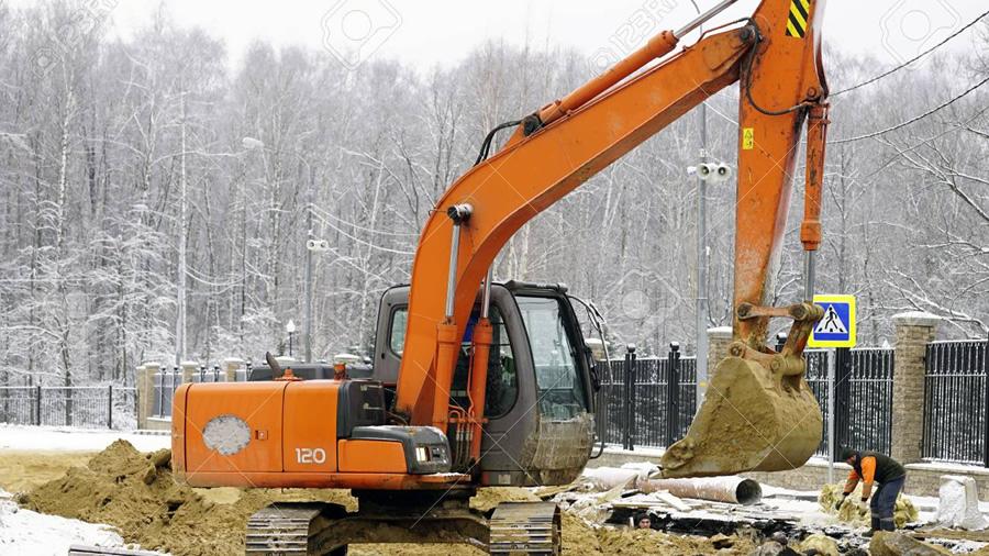 Экскаваторщик в Прибалтике